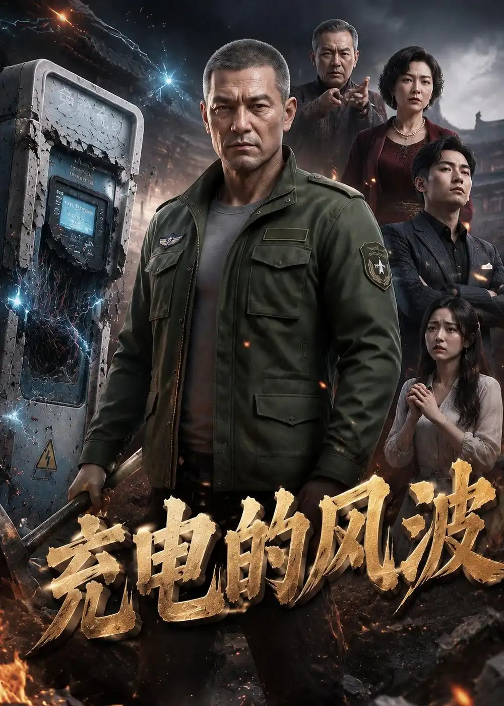 《充电的风波(32集)AI短剧(夸克网盘)》短剧封面