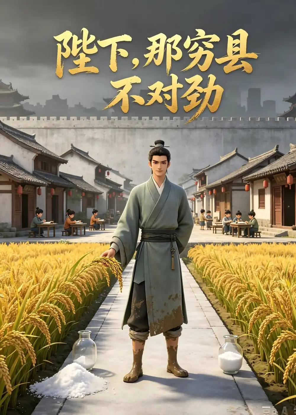 《陛下，那穷县不对劲（52集）AI短剧（夸克网盘）》短剧封面