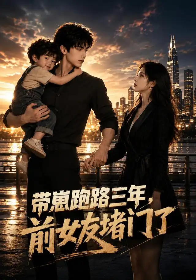 《带崽跑路三年,前女友堵门了(50集)(夸克网盘)》短剧封面