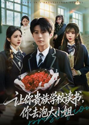 让你贵族学校读书，你去泡大小姐（71集）月野兔＆李河源（夸克网盘）封面图 - 校园短剧