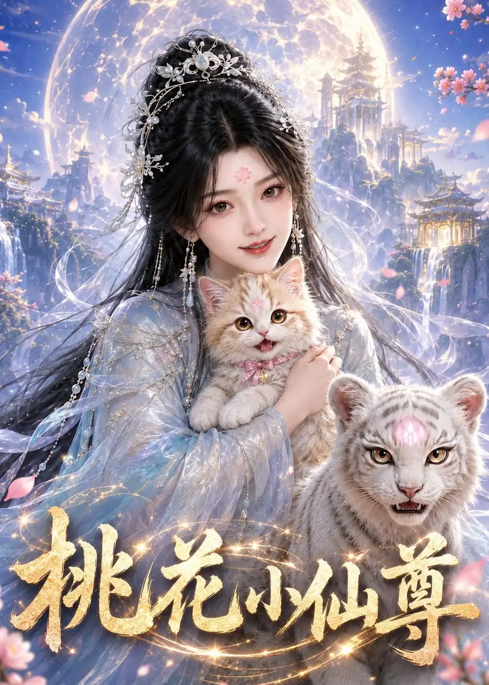 《桃花小仙尊（50集）AI短剧（夸克网盘）》短剧封面