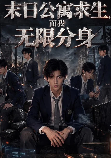 《末日公寓求生，而我无限分身（106集）（夸克网盘）》短剧封面
