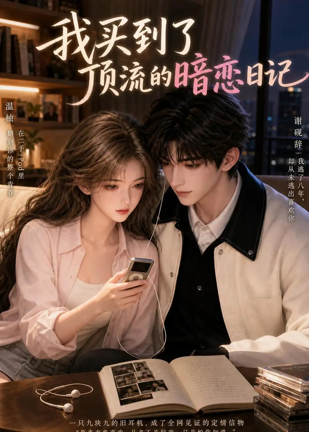 《我买到了顶流的暗恋日记（53集）（夸克网盘）》短剧封面