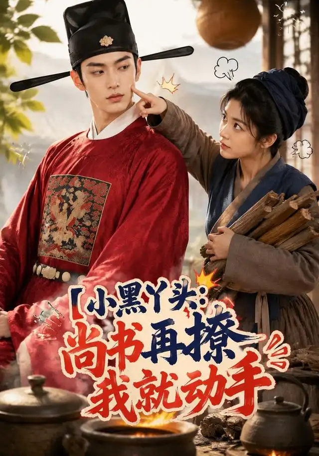 《小黑丫头：尚书再撩我就动手（48集）（夸克网盘）》短剧封面