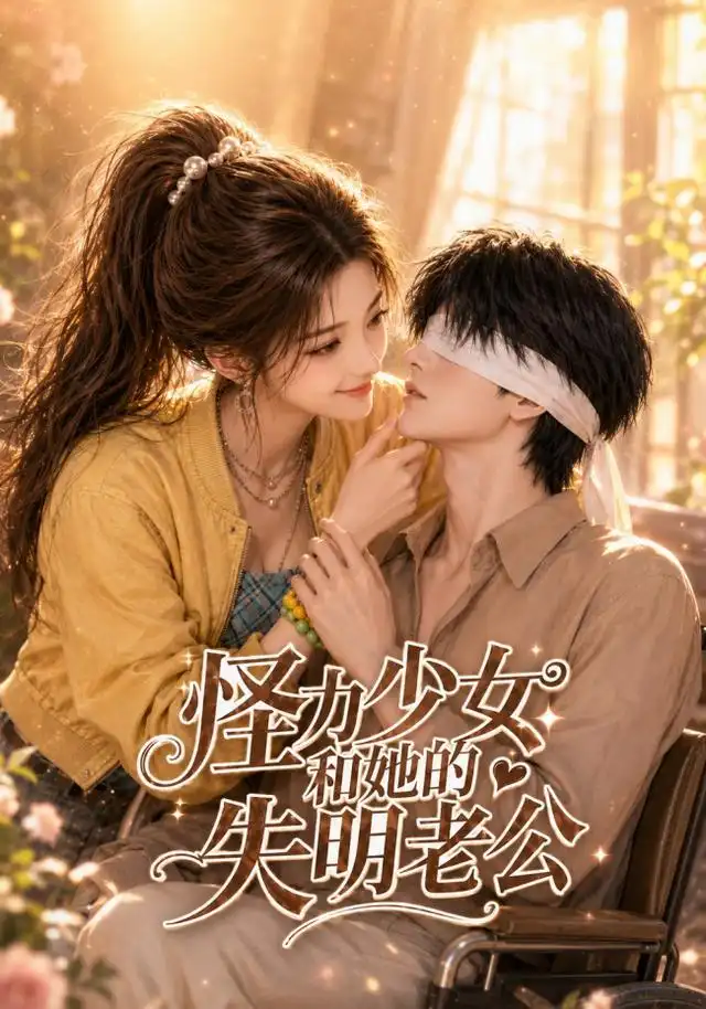 《怪力少女和她的失明老公（74集）（夸克网盘）》短剧封面