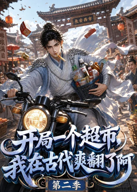 《开局一个超市,我在古代爽翻了阿第二季(122集)(百度网盘)》短剧封面