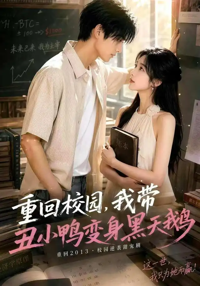 《重回校园，我带丑小鸭变身黑天鹅（65集）（夸克网盘）》短剧封面