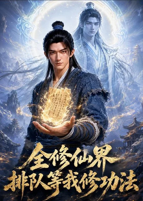 《全修仙界排队等我修功法（65集）AI短剧（百度网盘）》短剧封面
