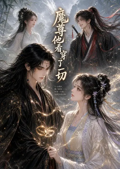 《魔尊他看穿了一切（60集）（夸克网盘）》短剧封面