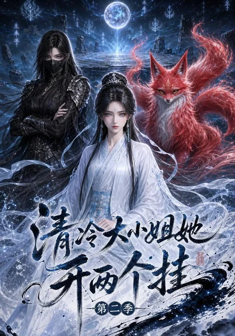 《清冷大小姐她开两个挂第二季（84集）AI短剧 (2026)》短剧封面