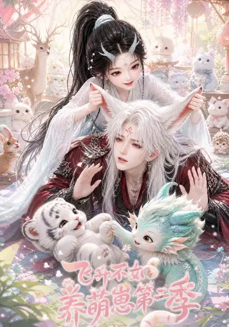 《飞升不如养萌崽第二季（101集）AI短剧 (2026)》短剧封面