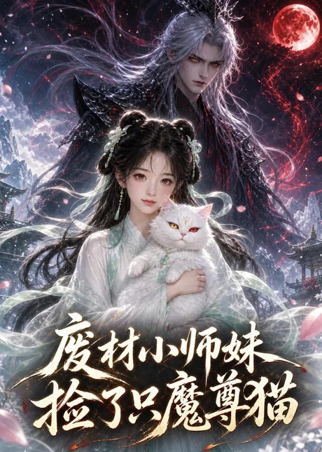 《废材小师妹捡了只魔尊猫（33集）（百度网盘）》短剧封面