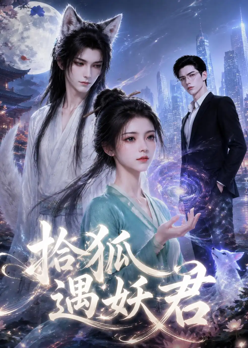 《拾狐遇妖君(40集)(夸克网盘)》短剧封面