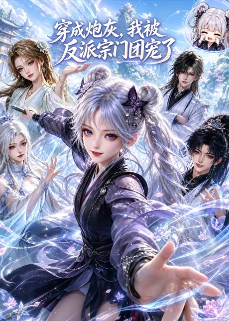 《穿成炮灰，我被反派宗门团宠了（60集）（夸克网盘）》短剧封面