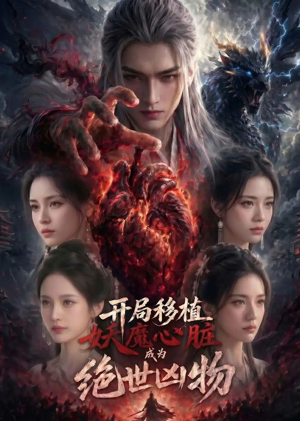 《开局移植妖魔心脏：成为绝世凶物（83集）Ai短剧》短剧封面