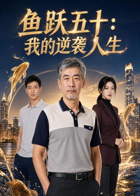 《鱼跃五十：我的逆袭人生（47集）AI短剧（百度网盘）》短剧封面
