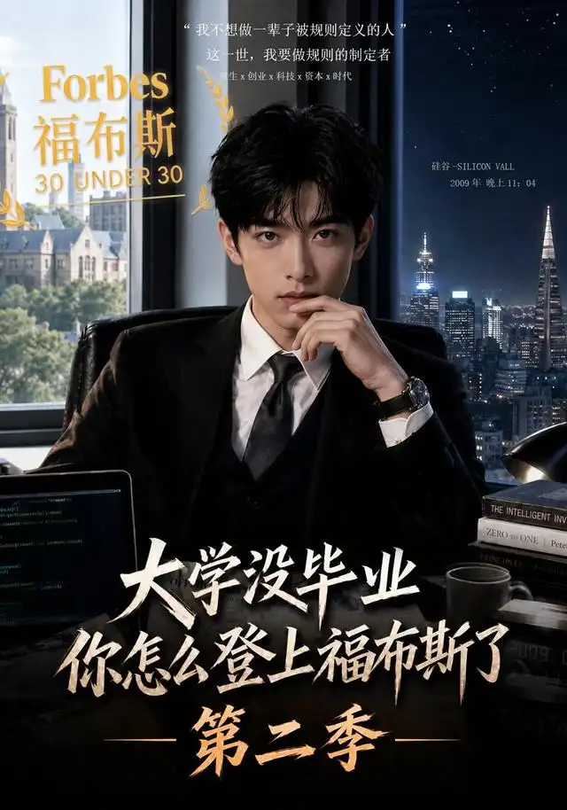《大学没毕业，你怎么登上福布斯了第二季（80集）（夸克网盘）》短剧封面