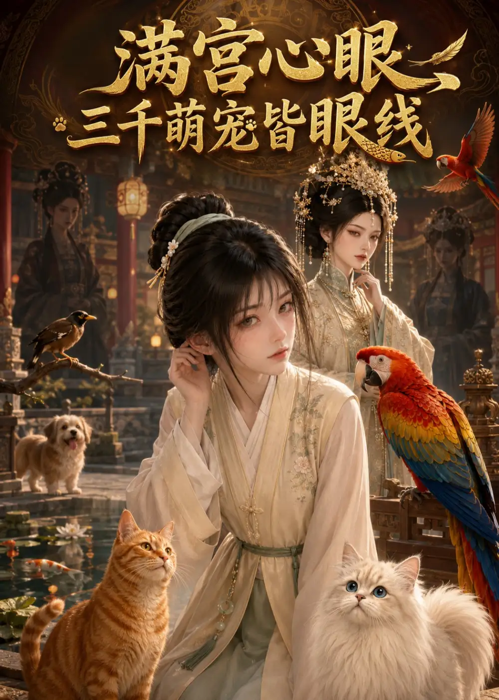 《满宫心眼，三千萌宠皆眼线（46集）（夸克网盘）》短剧封面