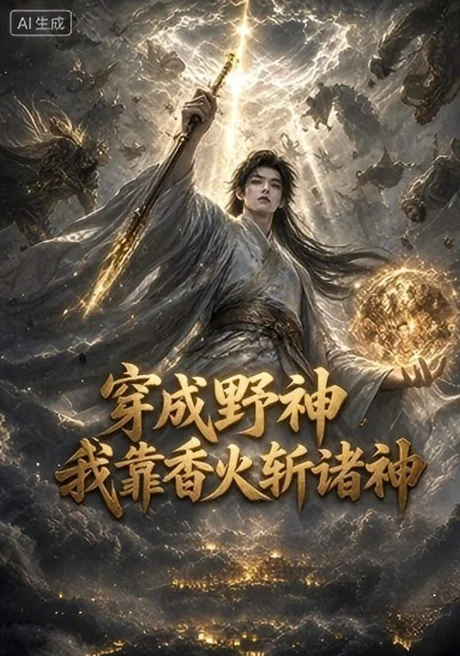 《穿成野神我靠香火斩诸神（86集）AI短剧（夸克网盘）》短剧封面