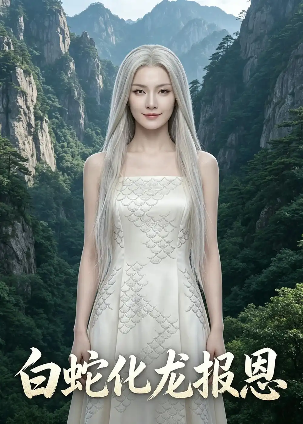 《白蛇化龙报恩（40集）Ai短剧（夸克网盘）》短剧封面