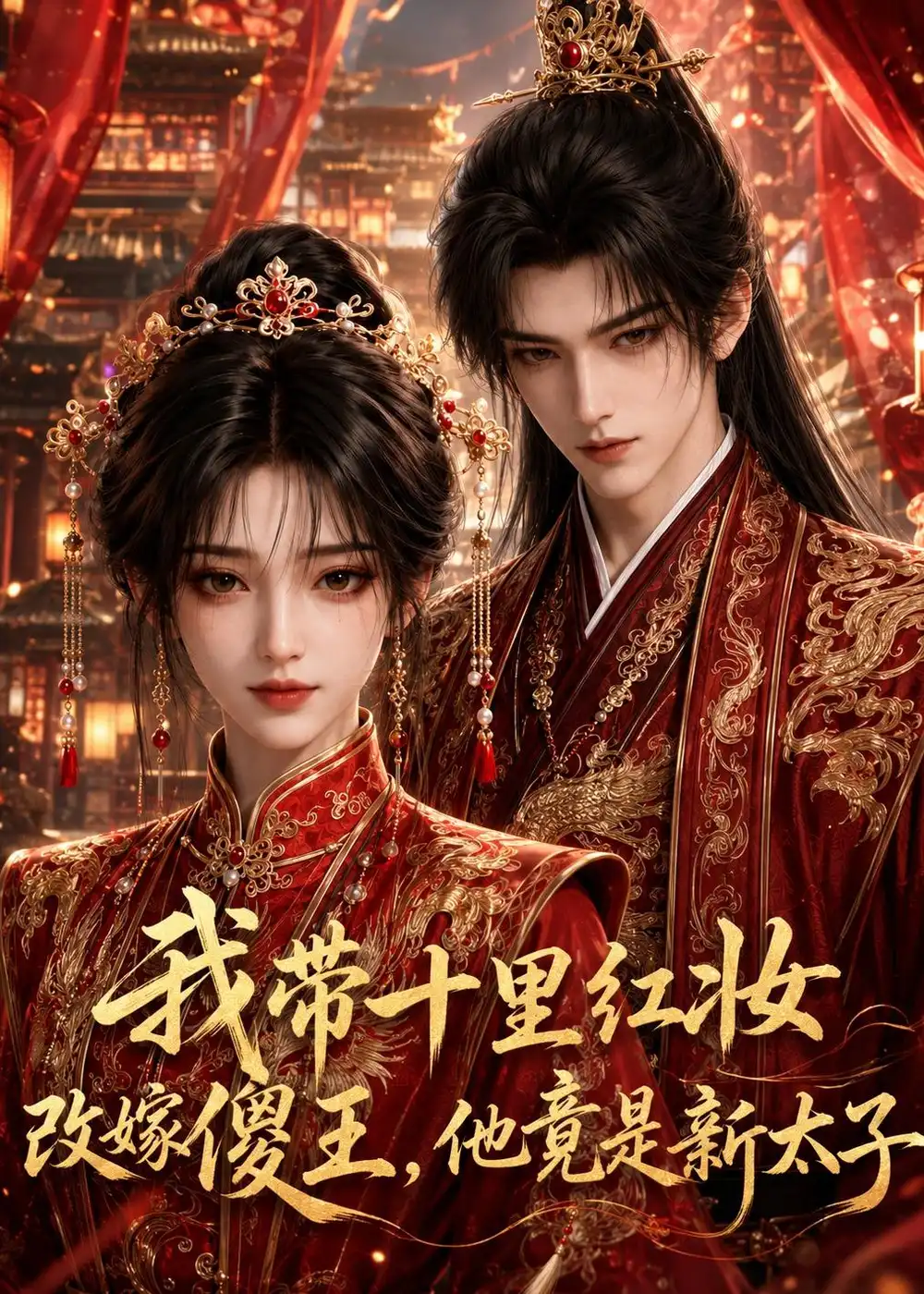 《我带十里红妆改嫁傻王,他竟是新太子(36集)(夸克网盘)》短剧封面