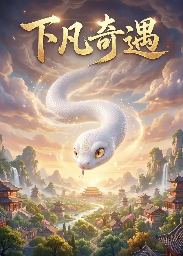 《下凡奇遇(32集)AI短剧 (2026)》短剧封面