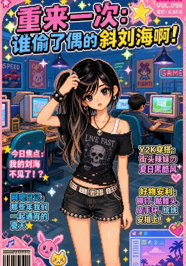 《重来一次，谁偷了偶的斜刘海啊！（42集）（夸克网盘）》短剧封面