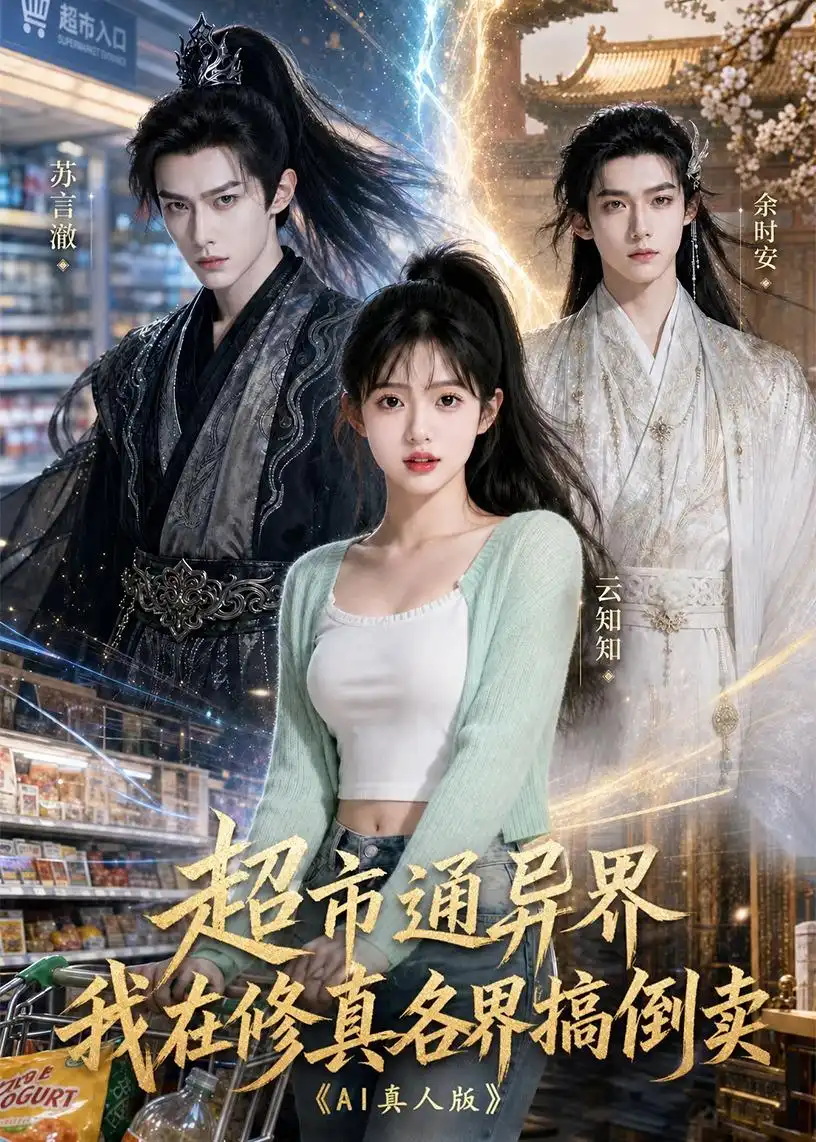 《超市通异界，我在修真各界搞倒卖AI真人版（68集）（夸克网盘）》短剧封面