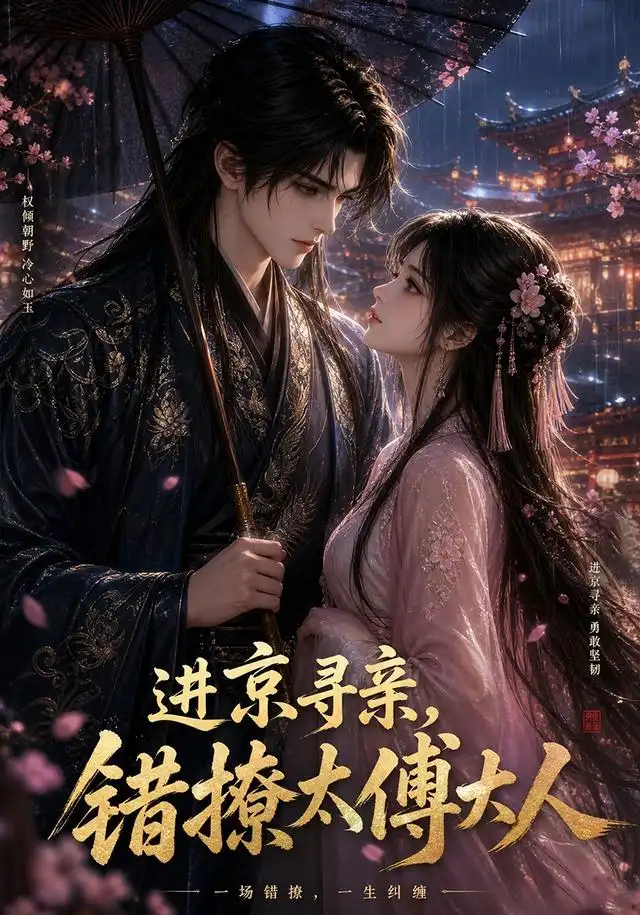 《进京寻亲,错撩太傅大人(49集)(夸克网盘)》短剧封面
