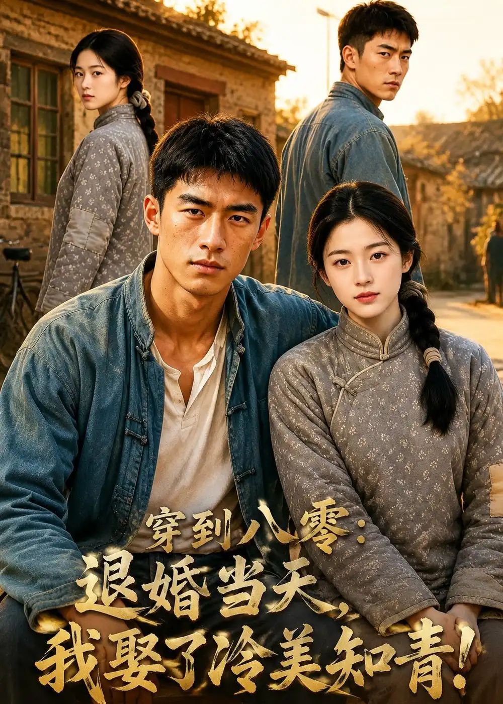 《穿到八零：退婚当天，我娶了冷美知青！（68集）Ai短剧》短剧封面