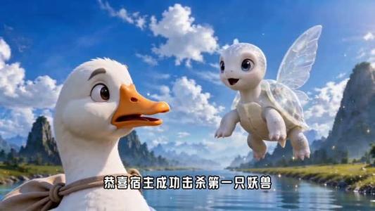 穿越成大鹅，我开始修仙啦（90集）（夸克网盘）封面