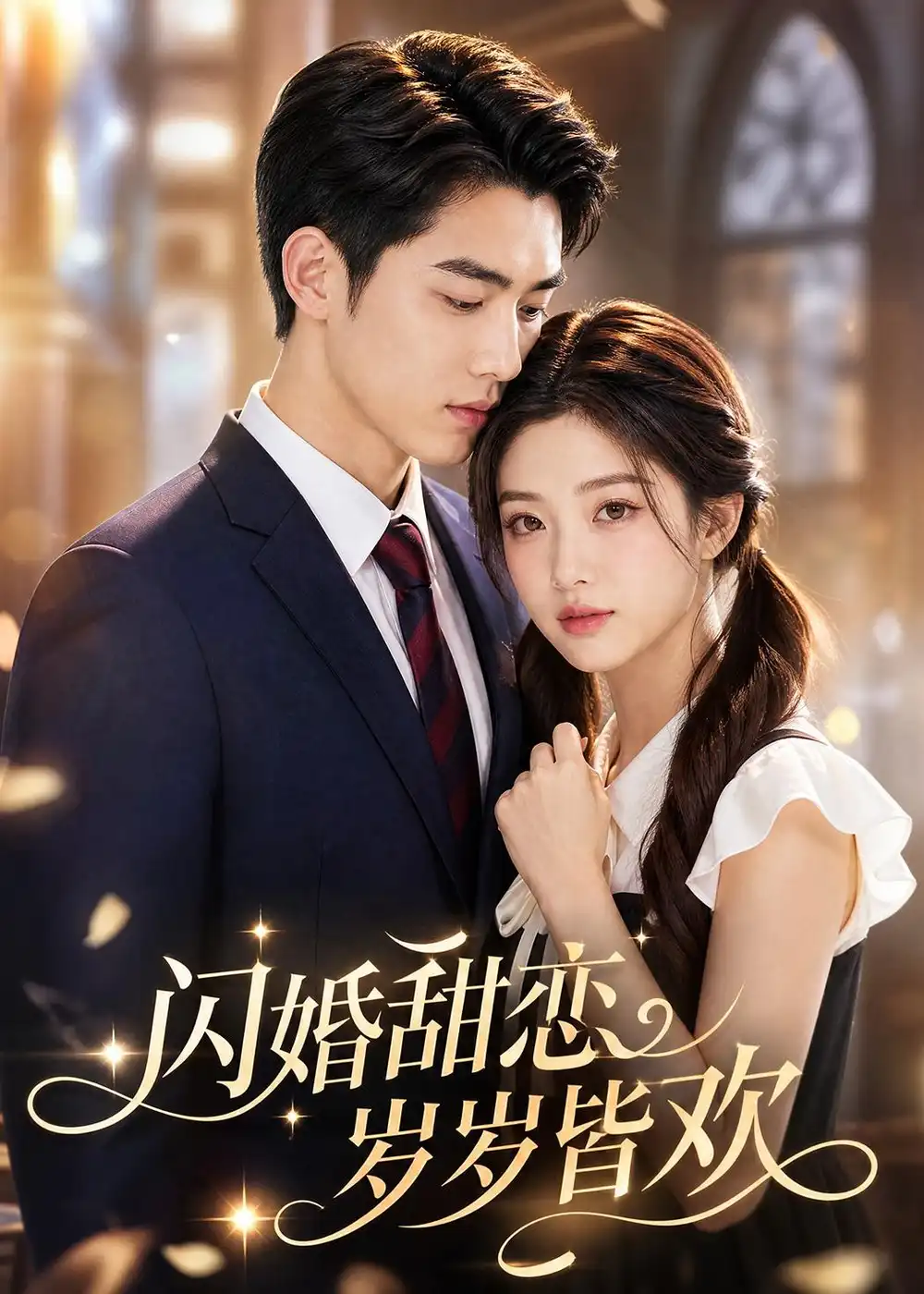 《闪婚甜恋，岁岁皆欢（89集）AI短剧（夸克网盘）》短剧封面