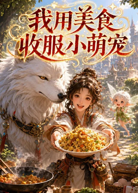 《我用美食收服小萌宠（32集）（百度网盘）》短剧封面