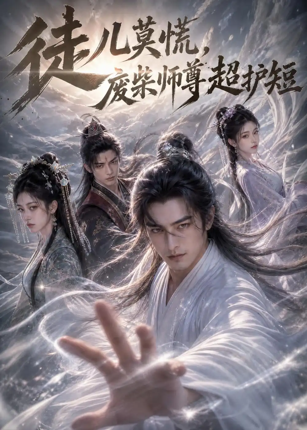 《徒儿莫慌,废柴师尊超护短(70集)AI短剧(夸克网盘)》短剧封面
