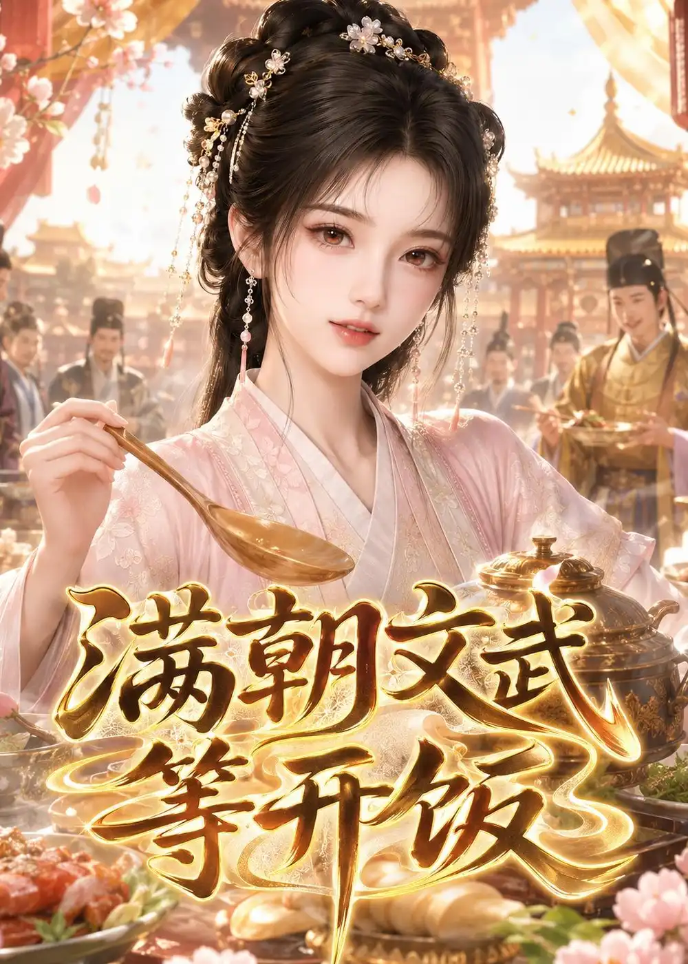 《满朝文武等开饭（40集）AI短剧（夸克网盘）》短剧封面