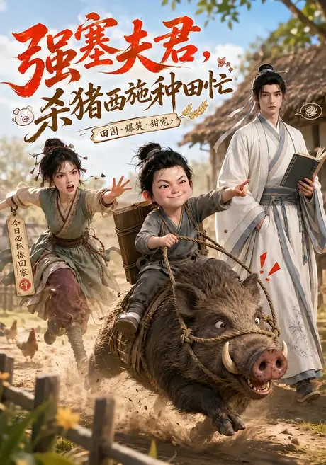 《强塞夫君，杀猪西施种田忙（128集）（夸克网盘）》短剧封面