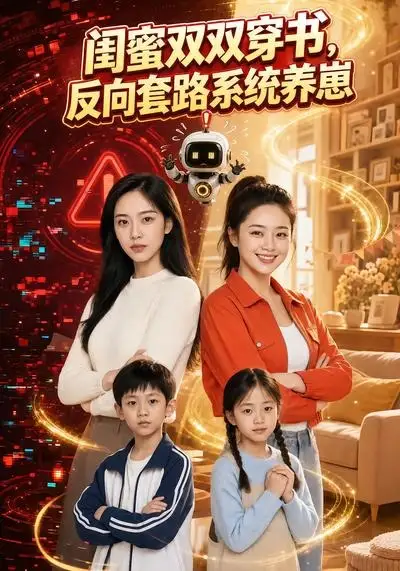 《闺蜜双双穿书,反向套路系统养崽(45集)AI短剧 (2026)》短剧封面