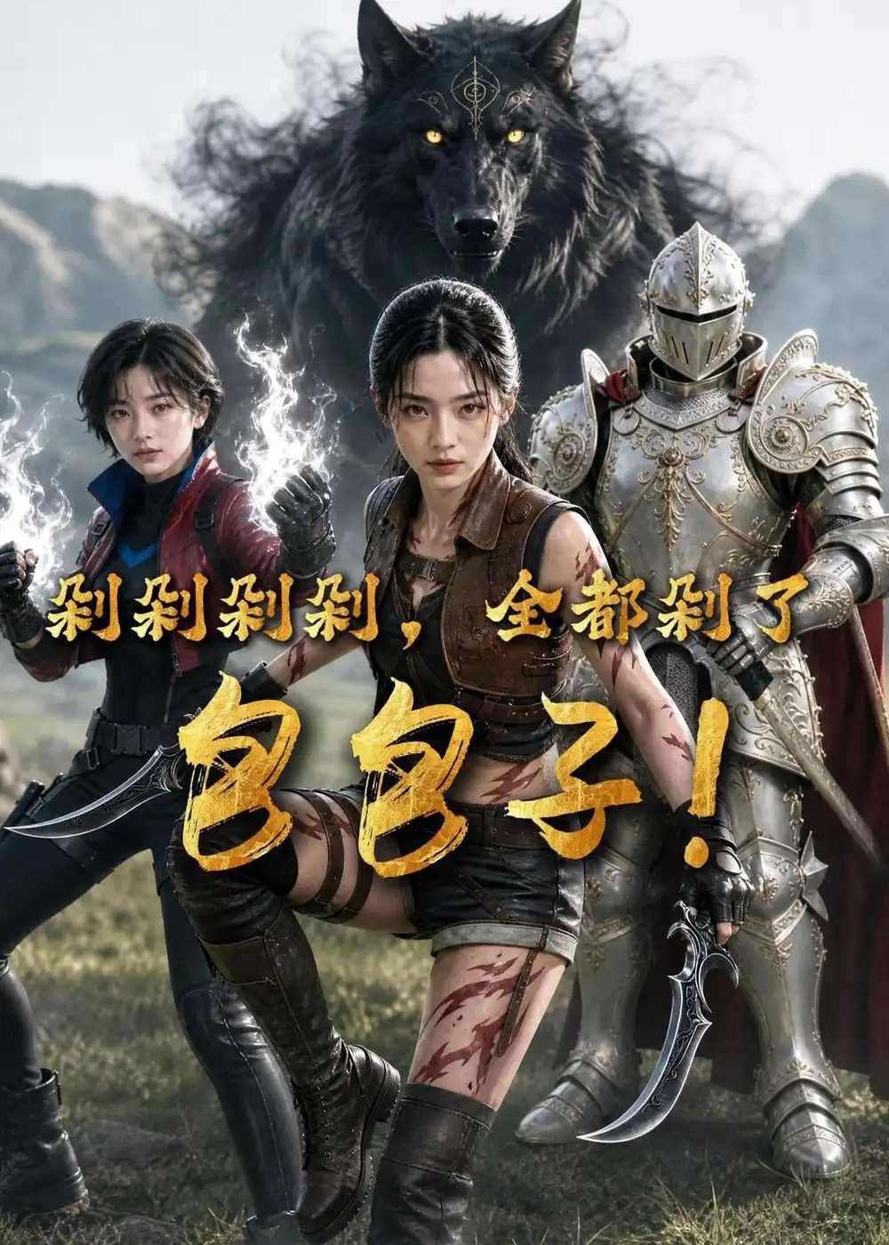 《剁剁剁剁,全都剁了皂包子!(45集)AI短剧(夸克网盘)》短剧封面