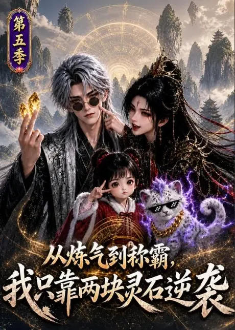 《从炼气到称霸,我只靠两块灵石逆袭第五季(109集)(夸克网盘)》短剧封面