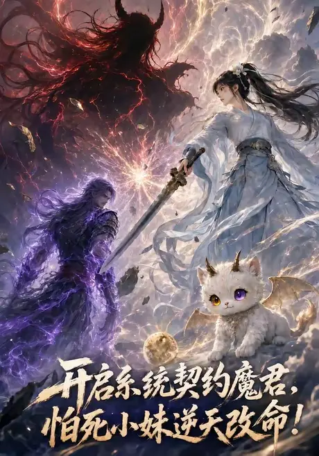 《开启系统契约魔君，怕死小妹逆天改命（76集）（夸克网盘）》短剧封面