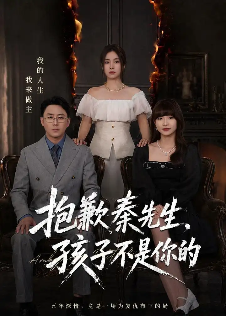 《抱歉秦先生，孩子不是你的（53集）张晓楠＆阎纪圻（夸克网盘）》短剧封面