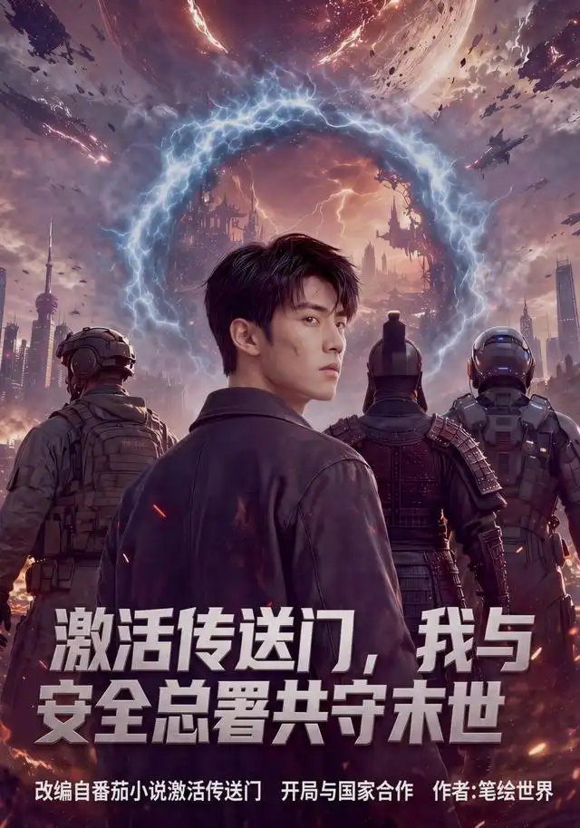 《激活传送门，我与安全总署共守末世（80集）（夸克网盘）》短剧封面