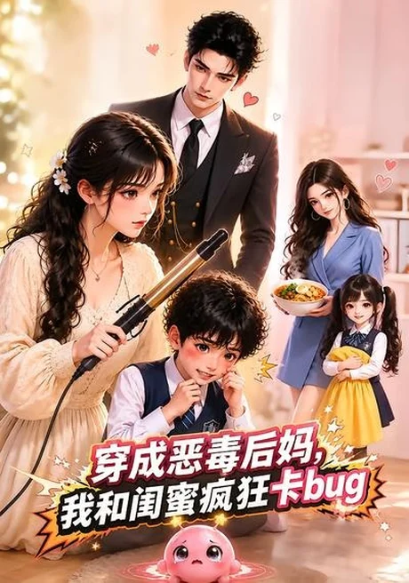 《穿成恶毒后妈,我和闺蜜疯狂卡bug(31集)(夸克网盘)》短剧封面