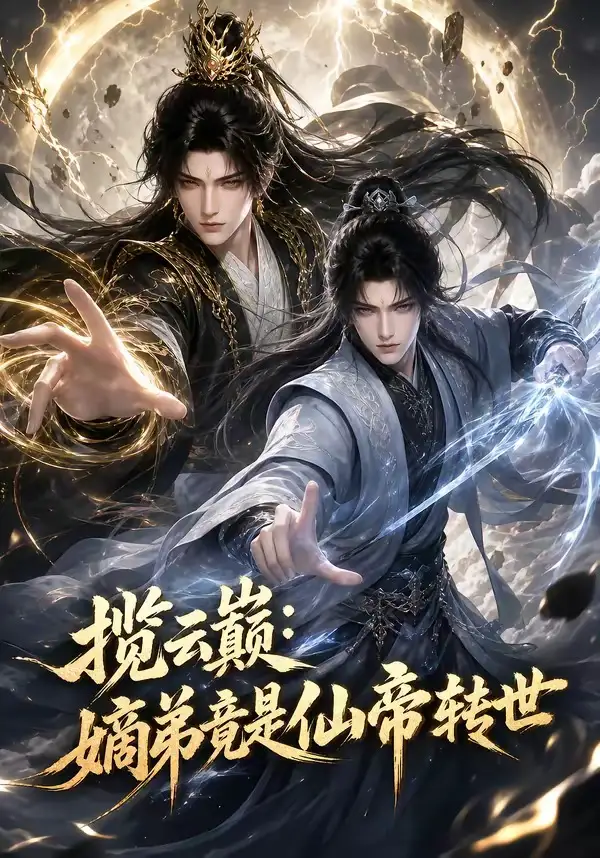 《揽云巅:嫡弟竟是仙帝转世(52集)(夸克网盘)》短剧封面