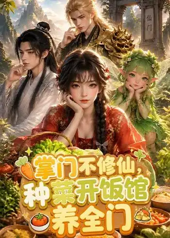 《掌门不修仙！种菜开饭馆养全门（95集）（夸克网盘）》短剧封面