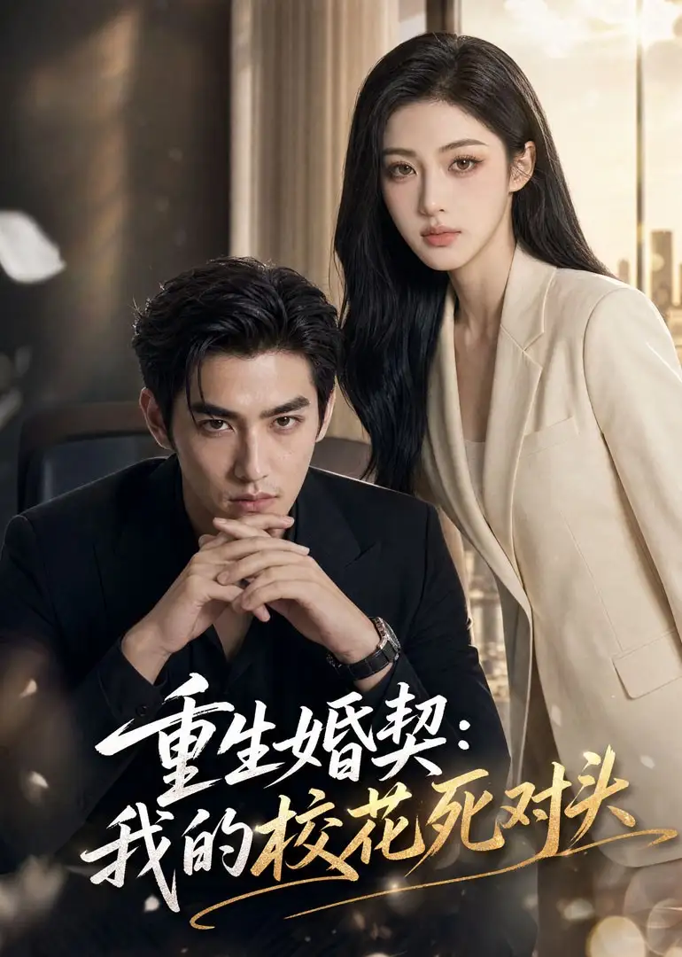 《重生婚契:我的校花死对头(80集)AI短剧 (2026)》短剧封面