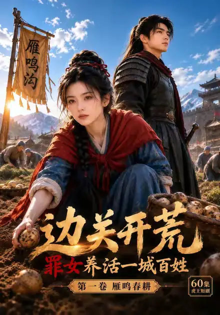 《边关开荒：罪女养活一城百姓第一季（60集）（夸克网盘）》短剧封面