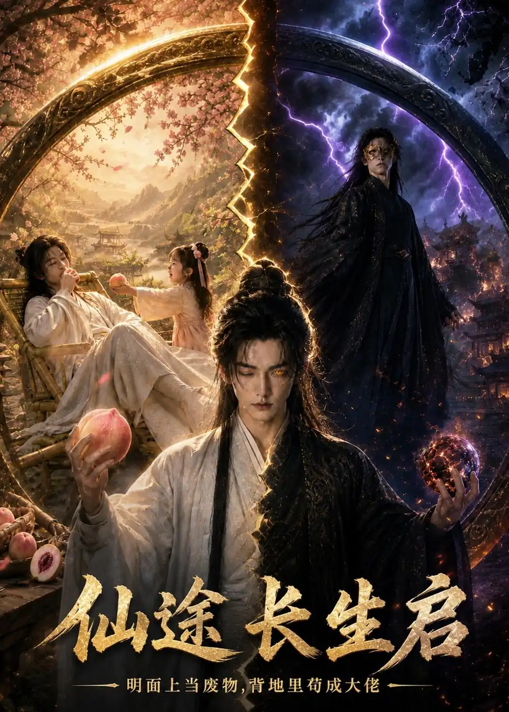 《仙途长生启（80集）（夸克网盘）》短剧封面