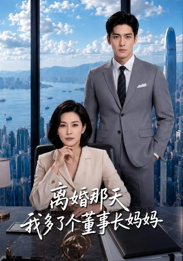 《离婚那天我多了个董事长妈妈（60集）AI短剧（夸克网盘）》短剧封面