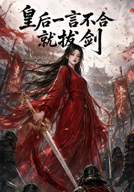《皇后一言不合就拔剑（90集）（夸克网盘）》短剧封面